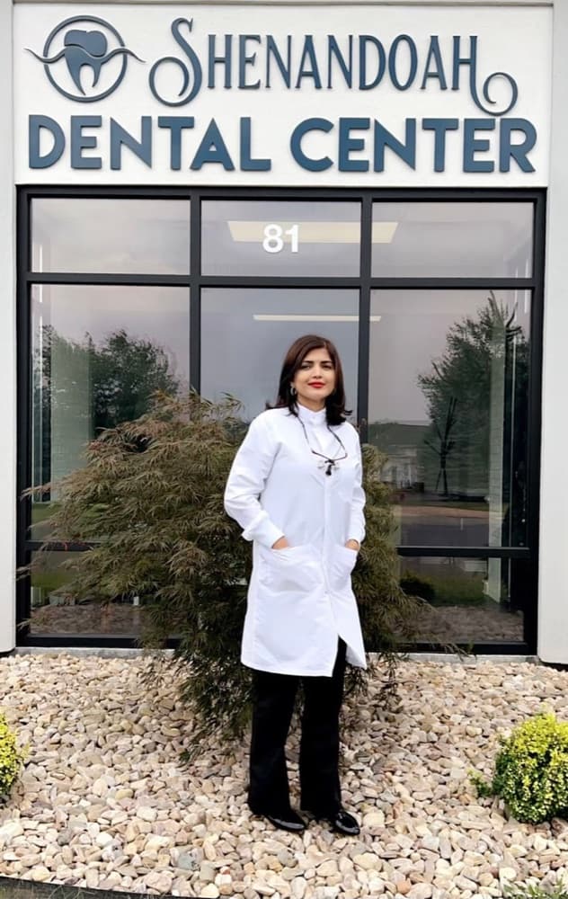 Portrait of Dr. Mini Nair, DDS, lead dentist at Shenandoah Dental Center